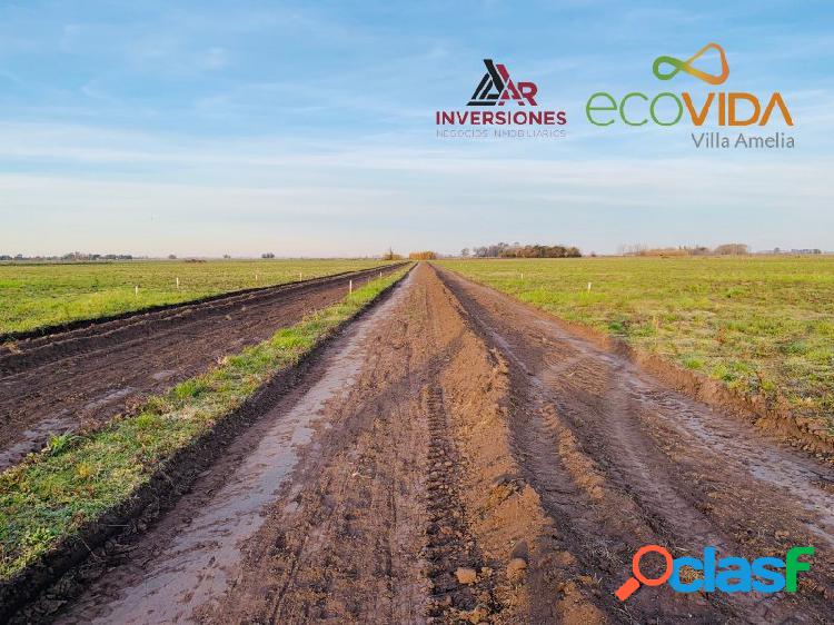 ECOVIDA. Terrenos desde los 300 m2 financiados en pesos.
