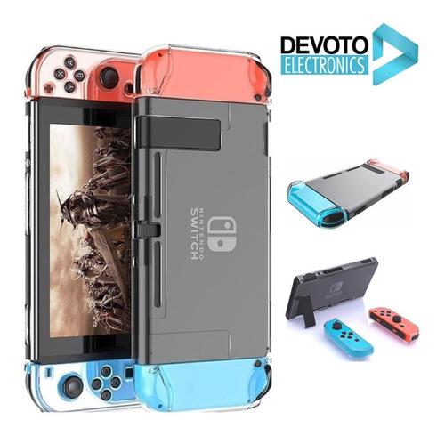 Funda Nintendo Switch Acrilico Protector Consola Joy Con