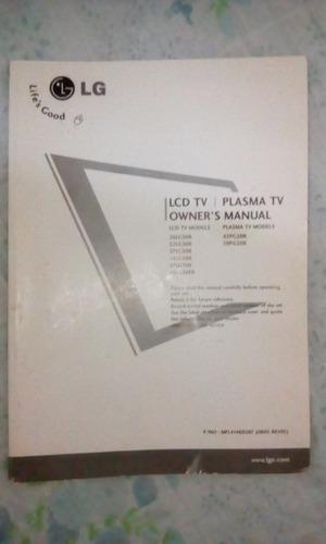 Manuales LG - Lcd Tv / Plasma Tv