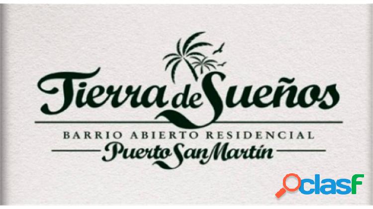 SE VENDE! LOTE EN TIERRA DE SUEÑOS PUERTO GRAL. SAN MARTÍN