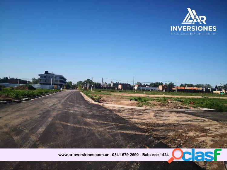 VENTA DE TERRENO LOTE FISHERTON ROSARIO LOTES DE 344M2