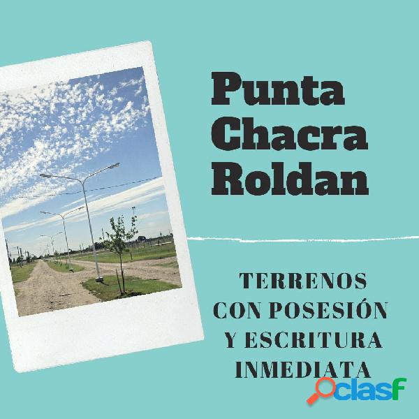 VENTA LOTE EN PUNTA CHACRA ROLDAN - ENTREGA INMEDIATA -