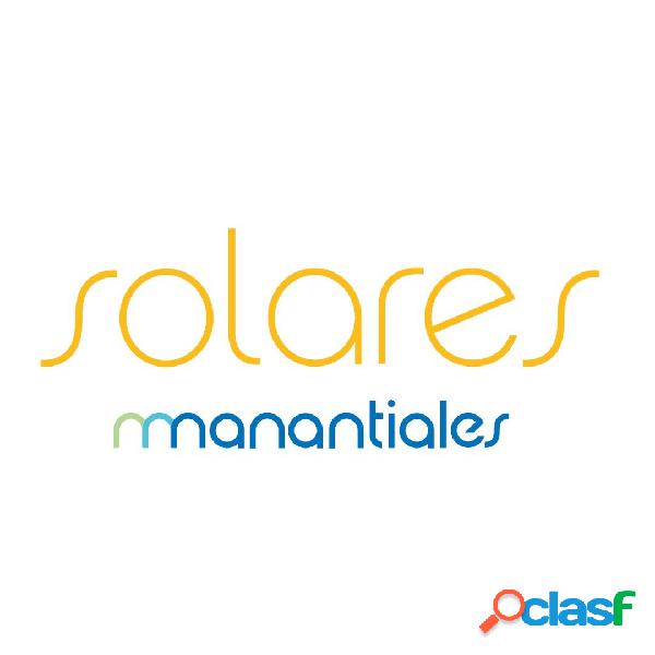Vendo lote Solares de Manantiales - 256 metros