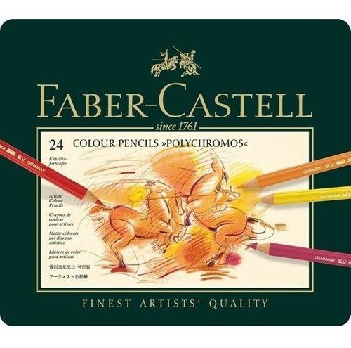 Lapices Polychromos Faber Castell Lata X 24 Unid Microcentro