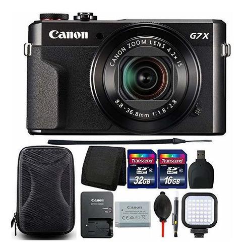 Camara Canon G7x Mark Ii Powershot 20.1mp Digital Black 6926