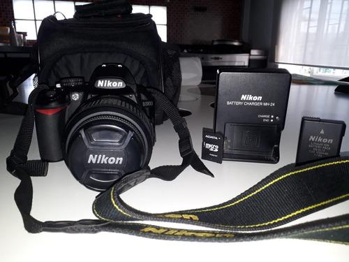 Camara Nikon D3100 Con Lentes 18-55mm- Completa Casi Sin Uso