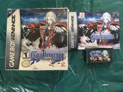 Castlevania Harmony Of Disonance Gameboy Advance Nintendo