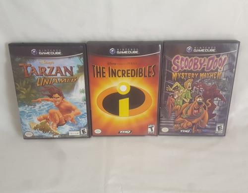 Juegos Nintendo Gamecube Increibles Scooby Doo Tarzan Varios