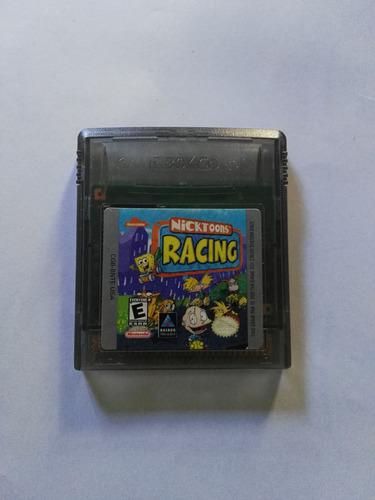 Nick Toons Racing Nintendo Game Boy Color Advance Sp