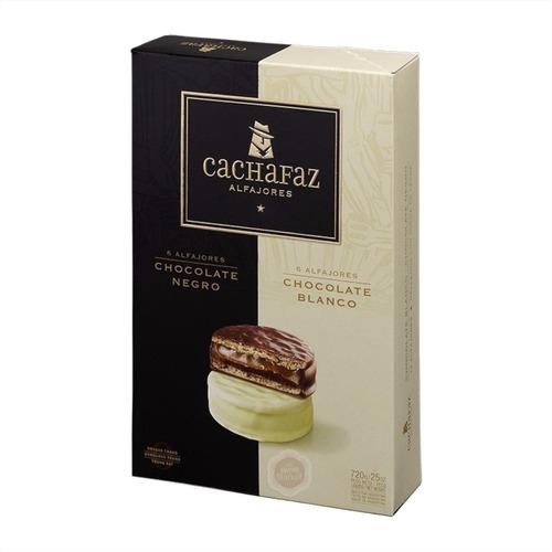 Alfajor Cachafaz De Chocolate Mixto 12u - Sweet Market