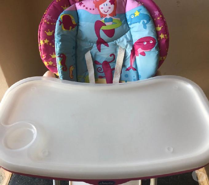 Sillita y mesa de comer bb chicco impecable