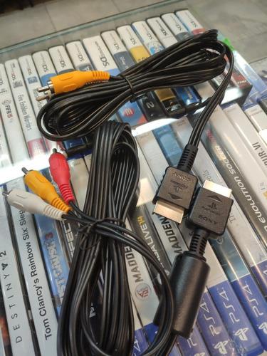 Cable Audio Y Vídeo Rca, Para Play Station Ps1 Ps2