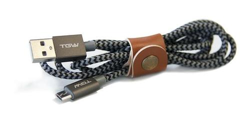 Cable Tgw Usb A Micro Usb Mallado 1.20 Mts