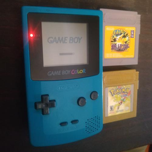 Nintendo Game Boy Color Mas Pokemon Gold Yellow. Permuto Ds