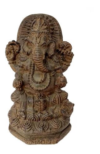 Escultura Ganesha De Piedra Deco Exteriores 151.008039