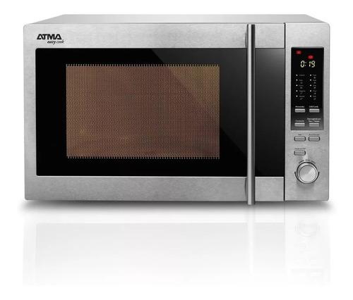 Horno Microondas Atma Mc930xn Grill Conveccion 30lts. Acero.