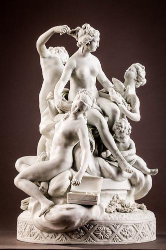 Sévres 18th Century La Toilette De Venus - Obra De Museo