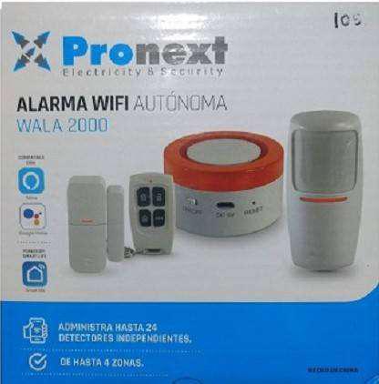 ALARMA INALÁMBRICA AVISOS WIFI CON SIRENA INTERIOR