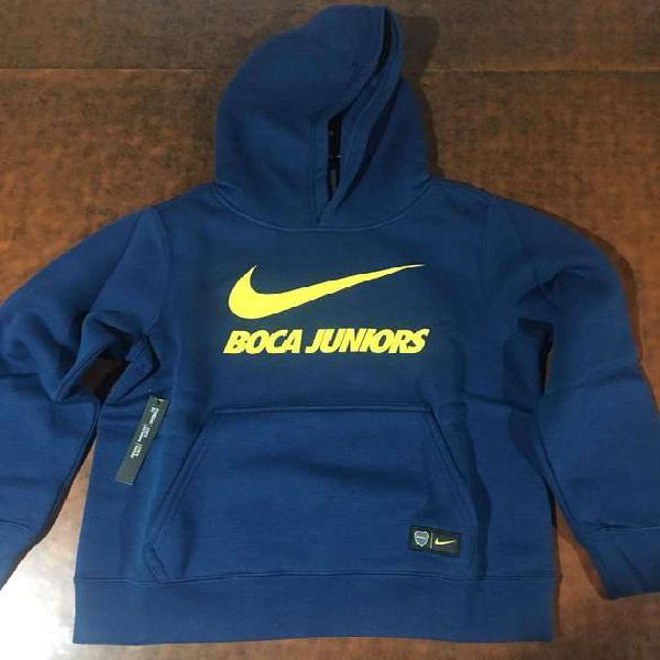 BUZO CANGURO BOCA JUNIORS NIKE TALLES DE NIÑO