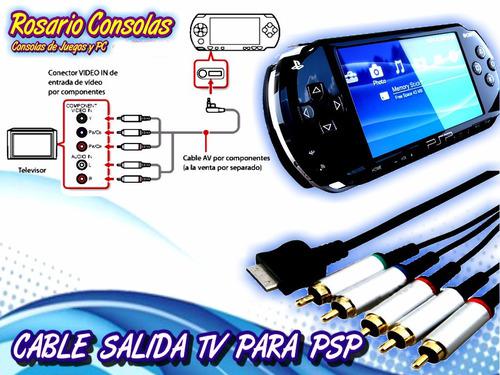 Cable Salida A Tv Lcd Led Componente Psp Rosario