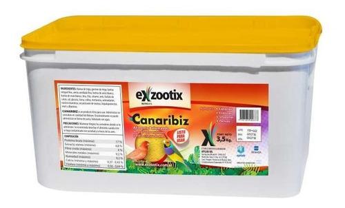 Canaribiz X 3,5 Kg Exzootix Alimento Para La Crianza De Aves