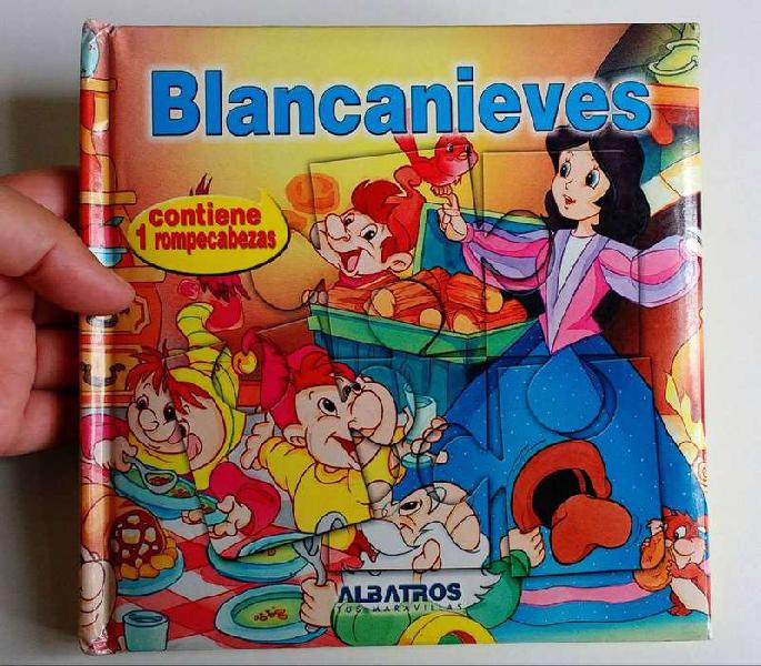 Libro Blancanieves rompecabezas + cuento corto - inf2019