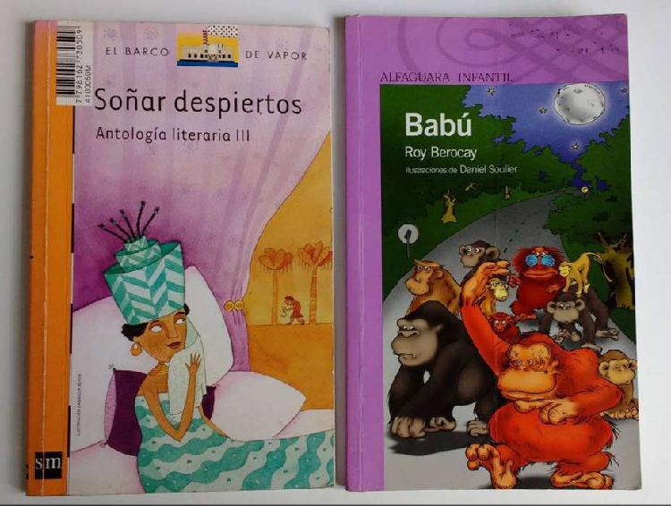 Lote libros para chicos Soñar despiertos y Babu Berocay