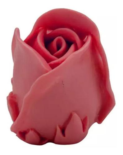 Molde Silicona Rosa 3d Reposteria Jabon Porcelana Belgrano