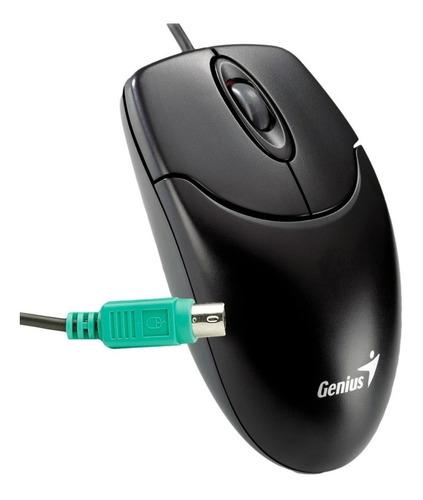 Mouse Genius Netscroll 120 Ps2 Optico Black