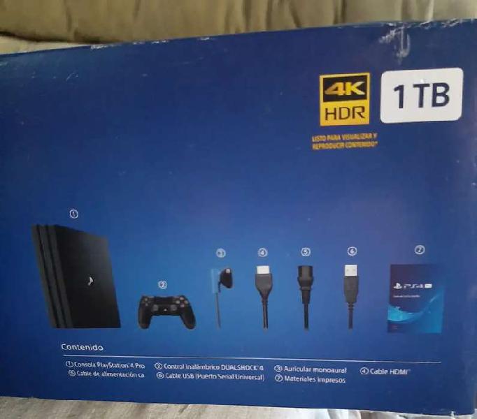 Ps4 Pro 1tb + 155 juegos, ,2 joystick