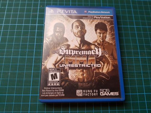 Supremacy Mma Juego Fisico Ps Vita Original