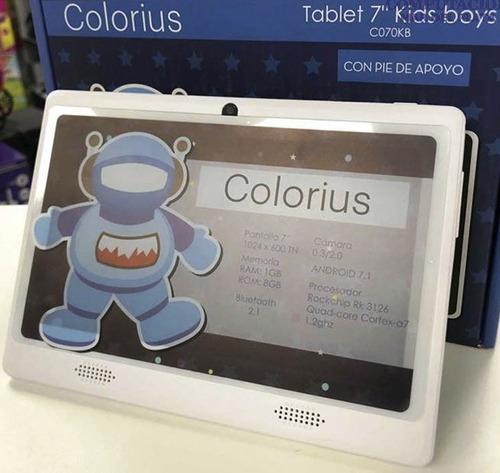 Tablet 7 Pie De Apoyo 1gb 8gb Niños Android Bluetooth