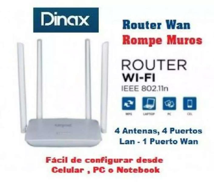 router wifi. aceptamos tarjetas