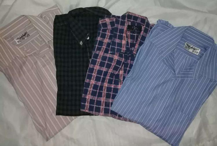 4 camisas muy buen estado talle 38/40