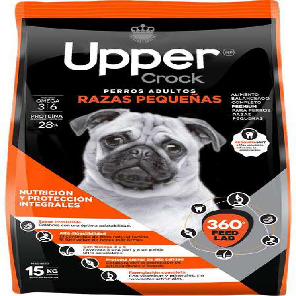 Alimento De Perros Upper Crock Razas Pequeñas X 15 Kgrs