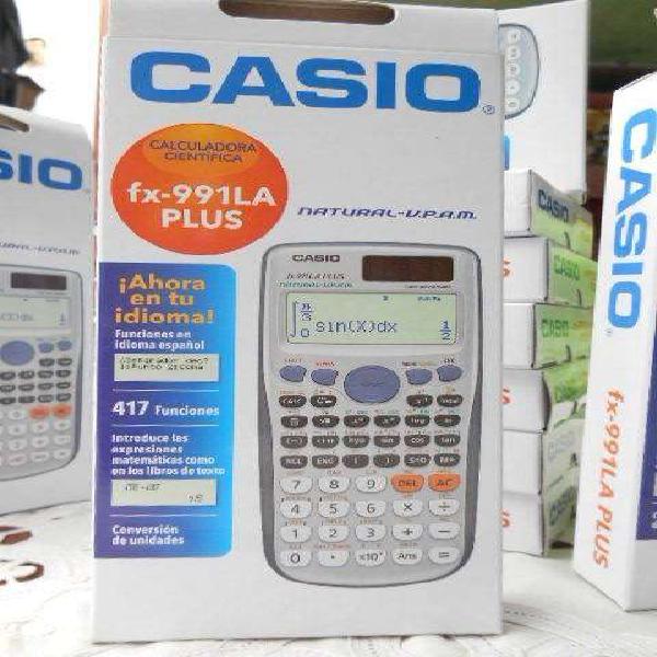 CASIO FX991LA PLUS ESPAÑOL 417 FUNCIONES NUEVAS