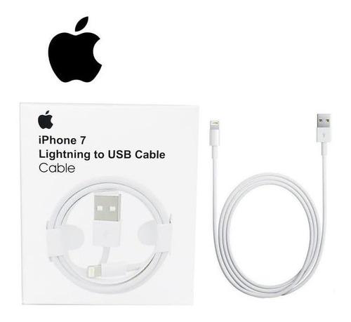 Cable Cargador Usb iPhone 5 5s 6 6s 7 8 X 1 Mt