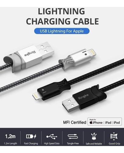 Cable Irrompible Lightning iPhone Ringke® 1.2 M Carga