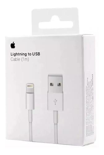 Cable Usb Lightning Original Apple iPhone 6 6s 7 8 + Vidrio