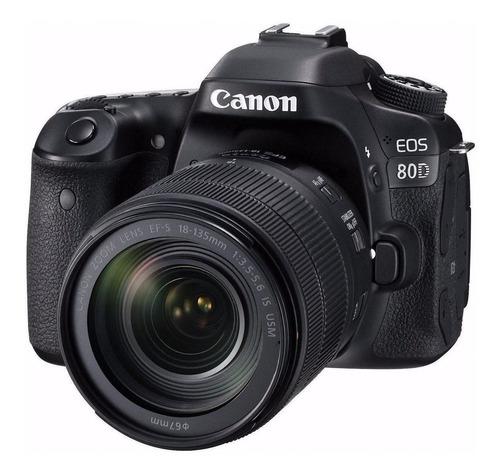 Camara Canon Eos 77d Dslr Lente 18-135 Is Usm Nueva Garantia