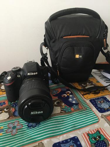 Camara Nikon D3200 + Lente 18-55mm + Bolso Con Caja Original