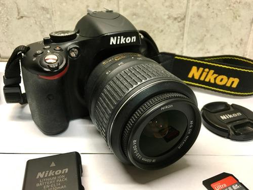 Camara Reflex Nikon D5100 + Lente 18-55 + Memoria 16gb