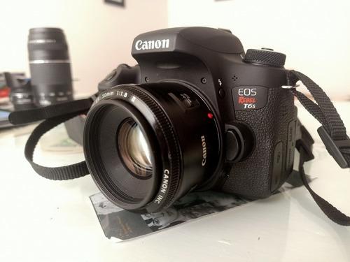 Canon Eos Rebel T6s 24.2mp 1080p Ef-s + 4 Lentes + Kit