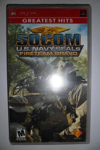 Juego De Psp - Socom U.s Navy Seal Fireteam Bravo - Sellado