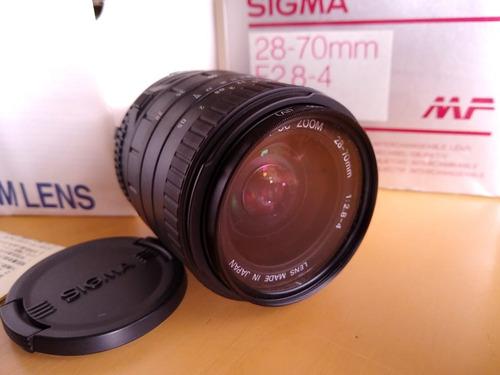 Lente Sigma 28-70mm Analogico Para Camara Reflex Minolta