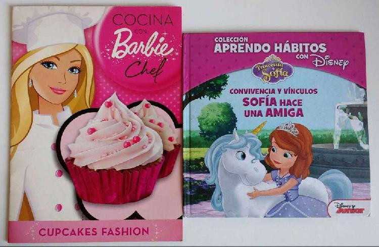 Libro Cocina con Barbie + Princesa Sofia - inf2019