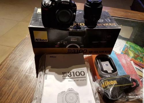 Nikon D3100 Con Lente 18-55 Impecable