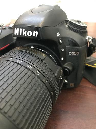 Nikon D600 Full Frame Dslr Fx + Lente 18-140mm
