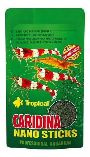 Tropical Caridina Nano Sticks 10g Para Crustáceos Alimento