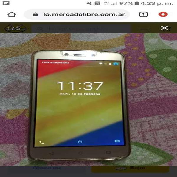 motorola C plus dorado